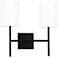 Visual Comfort Studio Key Medium Sconce Torpedo 16" Black