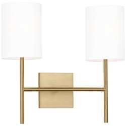 Visual Comfort Studio  Key Medium Sconce  Torpedo  16"  Burnished Brass