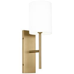Visual Comfort Studio  Key Small Sconce  Torpedo  5"  Burnished Brass