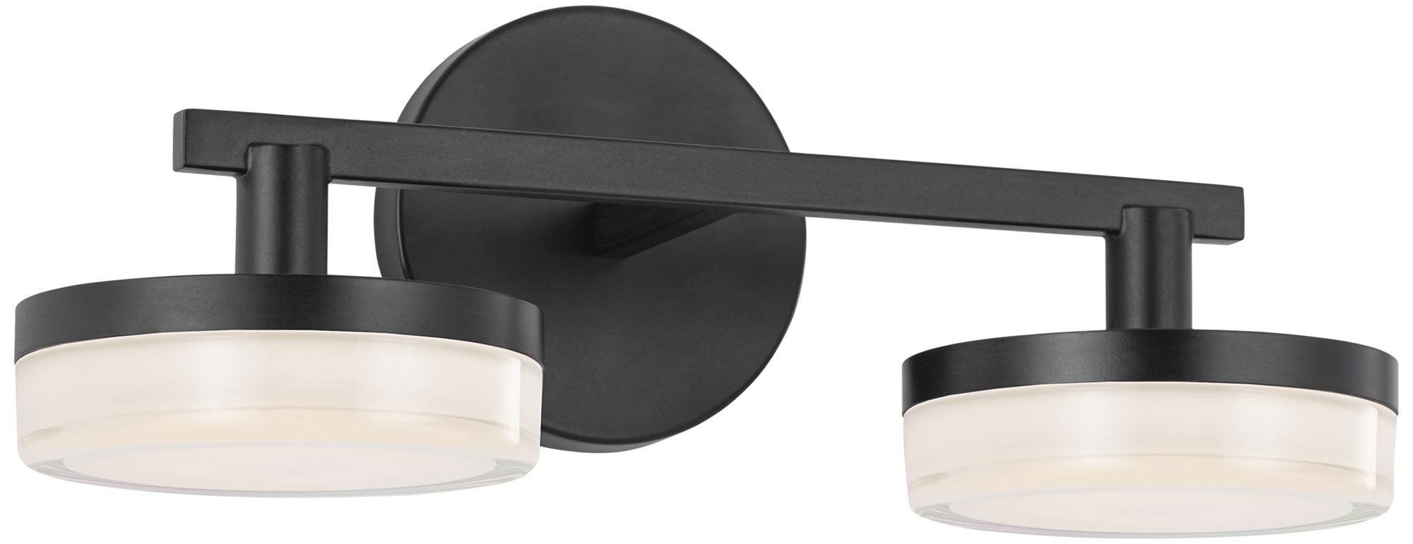 Visual Comfort Studio  Khan 2 - Light Vanity  Array  14"  Aged Iron