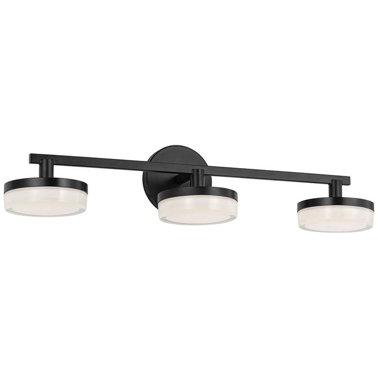 Image 1 Visual Comfort Studio Khan 3 - Light Vanity Array 24" Aged Iron