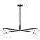 Visual Comfort Studio Khan Large Chandelier Array 34" Aged Iron