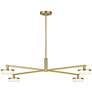 Visual Comfort Studio  Khan Large Chandelier  Array  34"  Burnished Brass