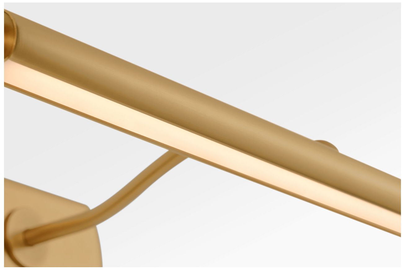 Image 4 Visual Comfort Studio Lamont 19 Picture Light Burnished Brass LED more views