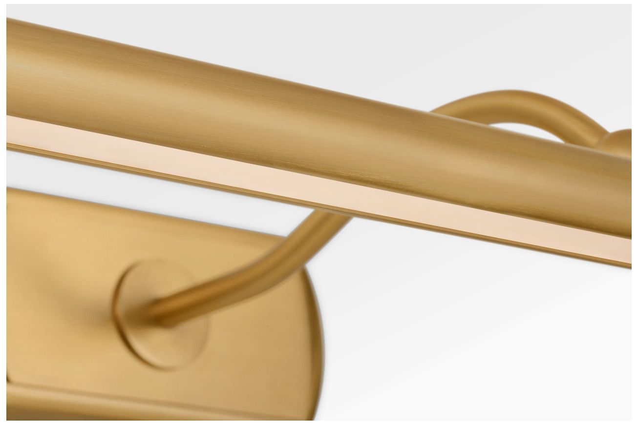 Image 4 Visual Comfort Studio Lamont 24 Picture Light Burnished Brass LED more views