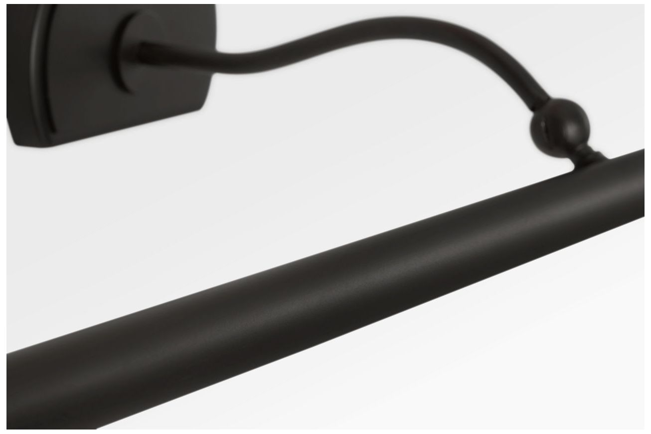 Image 3 Visual Comfort Studio Lamont 30 Picture Light Aged Iron LED more views