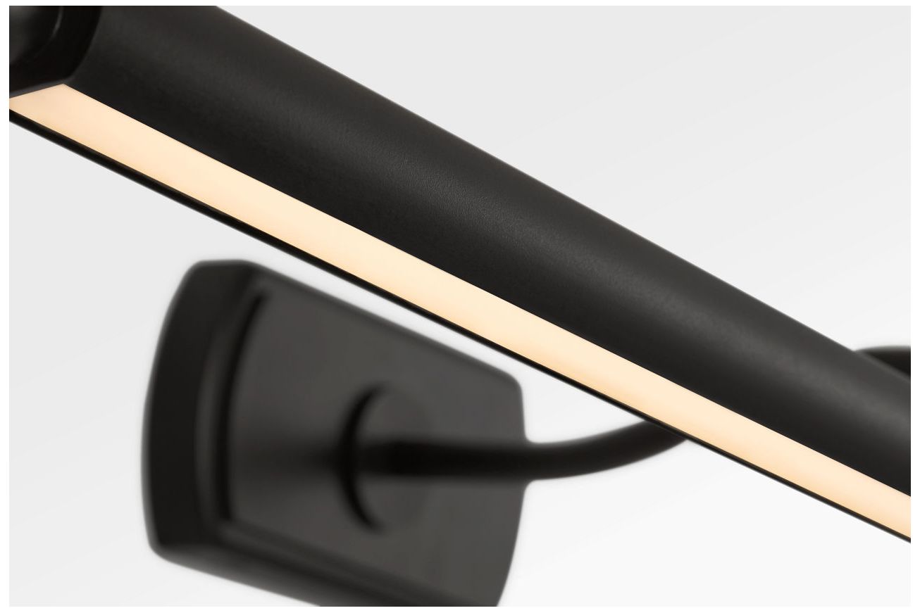 Image 4 Visual Comfort Studio Lamont 30 Picture Light Aged Iron LED more views