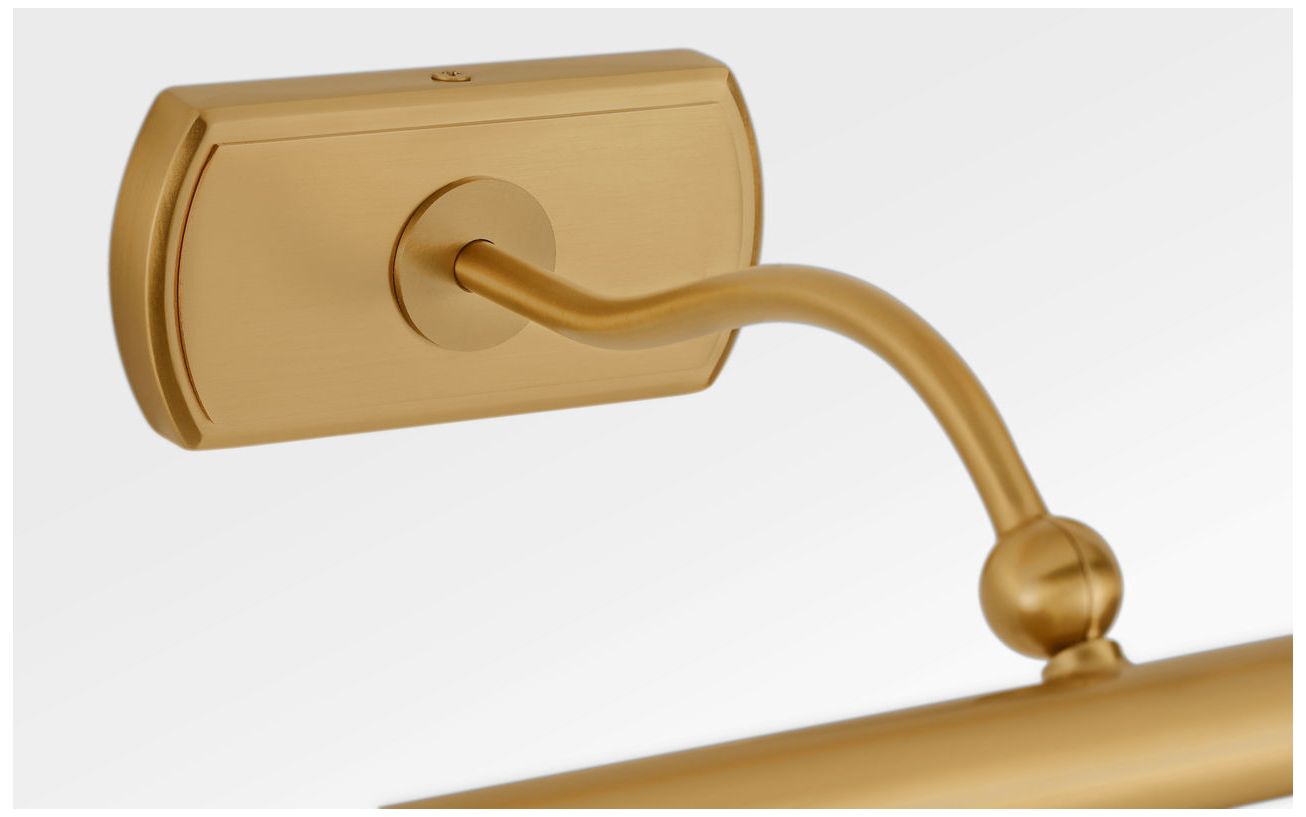 Image 3 Visual Comfort Studio Lamont 30 Picture Light Burnished Brass LED more views