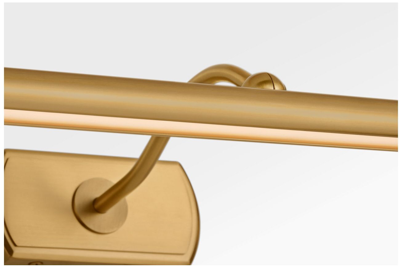 Image 4 Visual Comfort Studio Lamont 30 Picture Light Burnished Brass LED more views