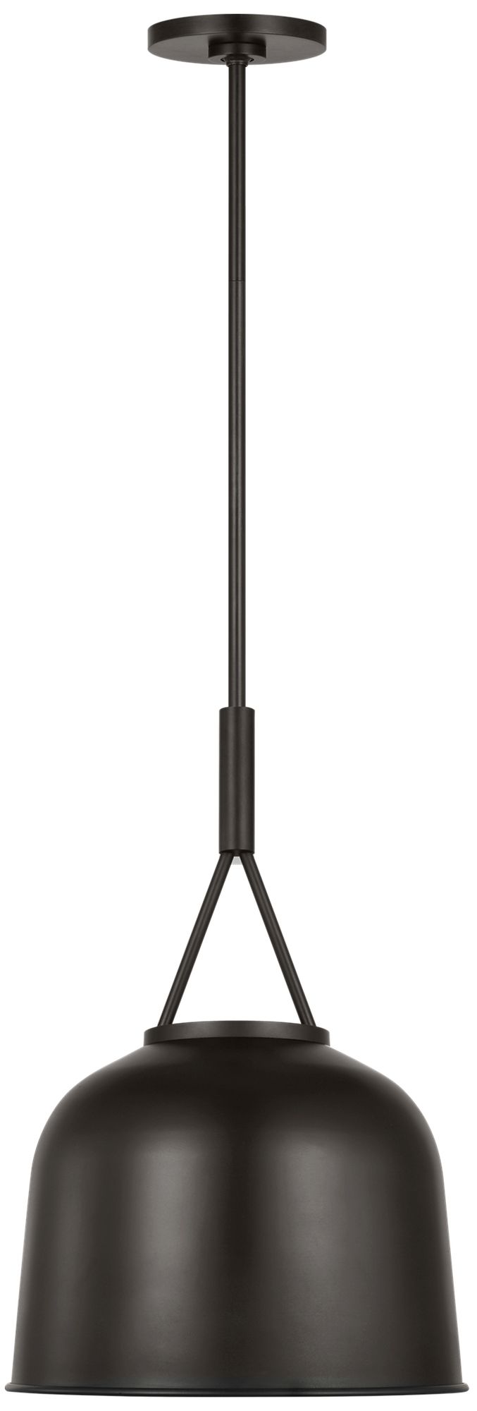 Image 2 Visual Comfort Studio  Liora 12" Pendant  E26    Aged Iron more views