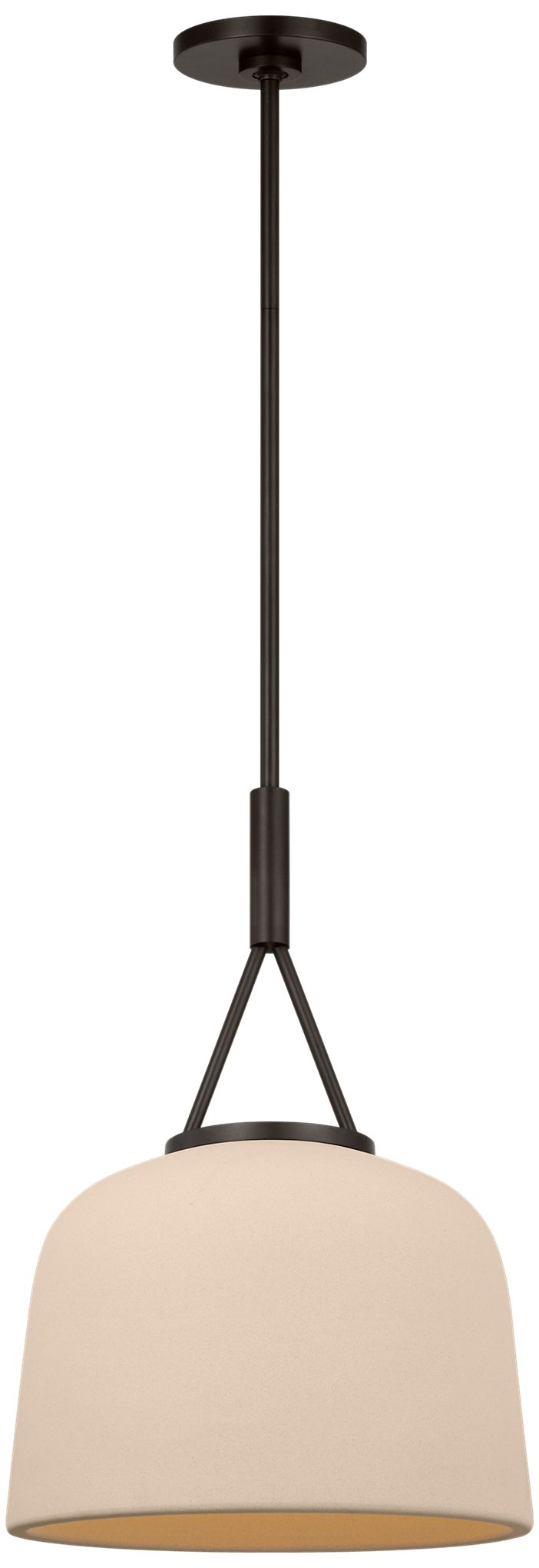 Visual Comfort Studio  Liora 12" Pendant  E26    Aged Iron
