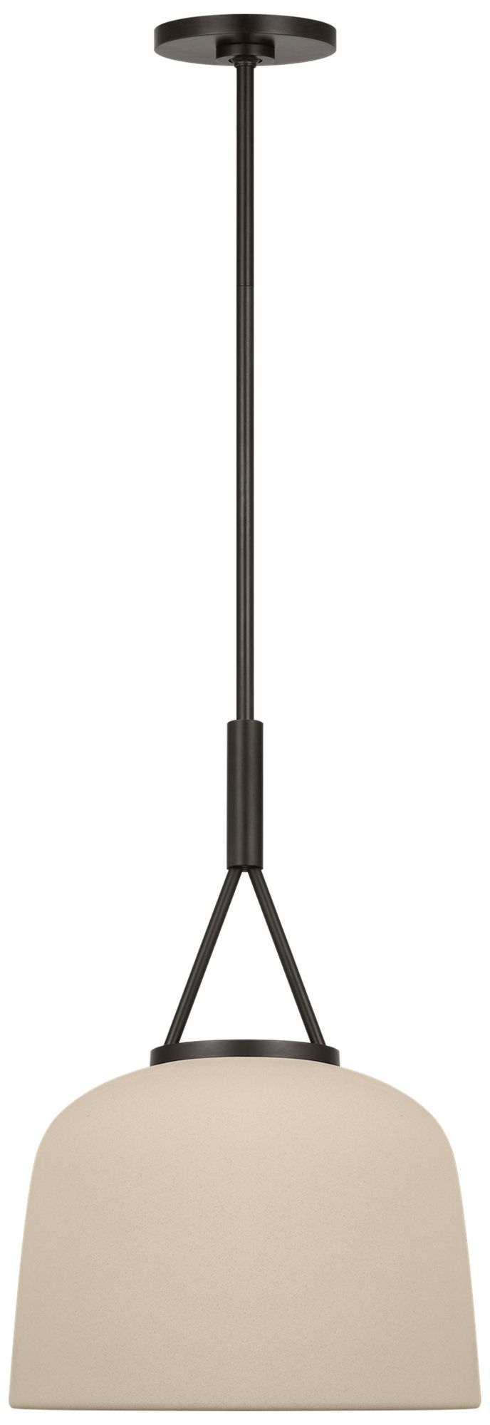 Image 2 Visual Comfort Studio  Liora 12" Pendant  E26    Aged Iron more views