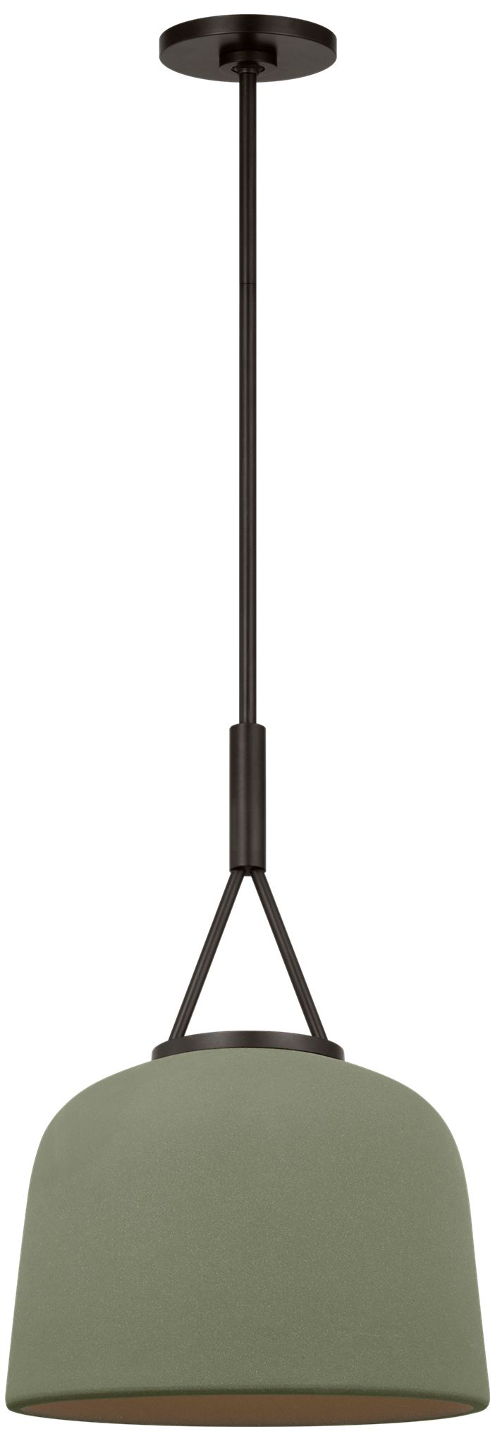 Visual Comfort Studio  Liora 12" Pendant  E26    Aged Iron