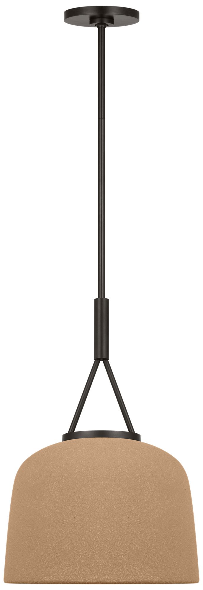 Image 2 Visual Comfort Studio  Liora 12" Pendant  E26    Aged Iron more views