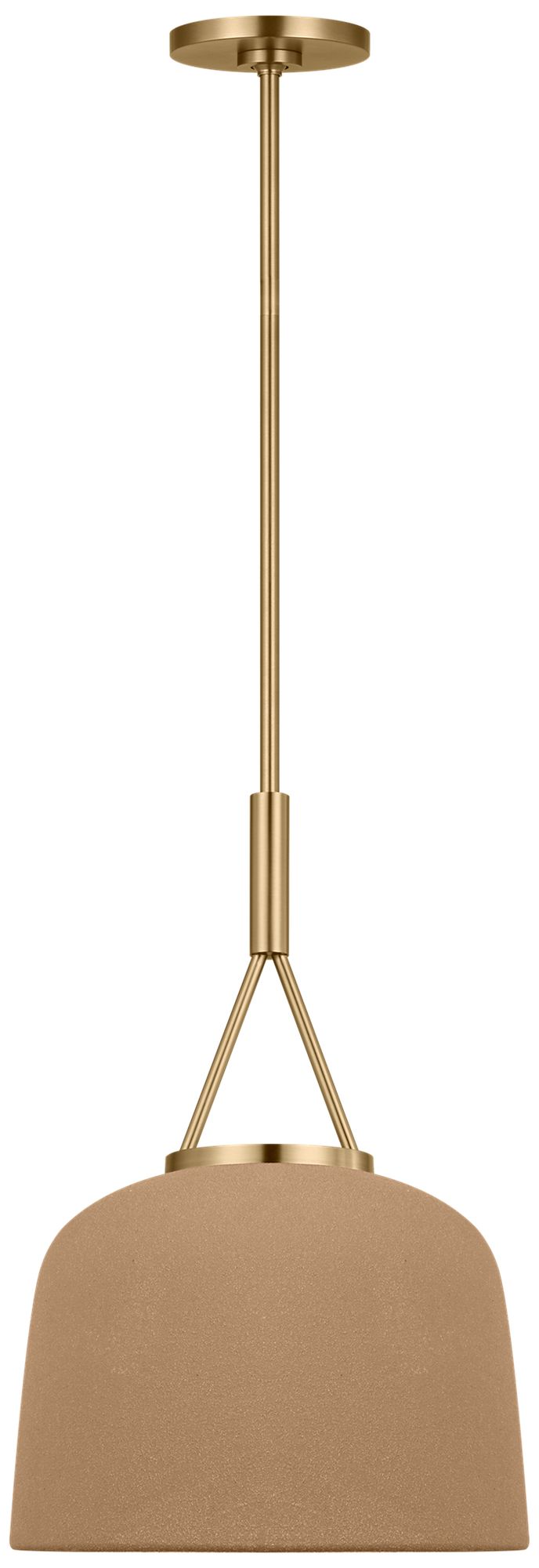 Image 2 Visual Comfort Studio  Liora 12" Pendant  E26    Estate Brass more views