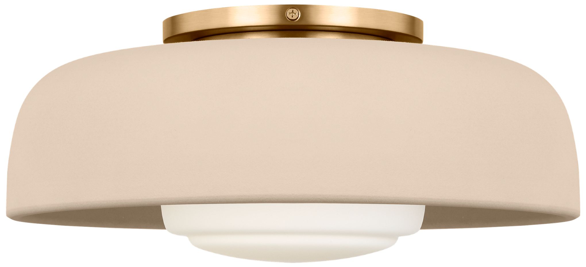 Visual Comfort Studio  Liora 15" Flush Mount  E26    Aged Iron