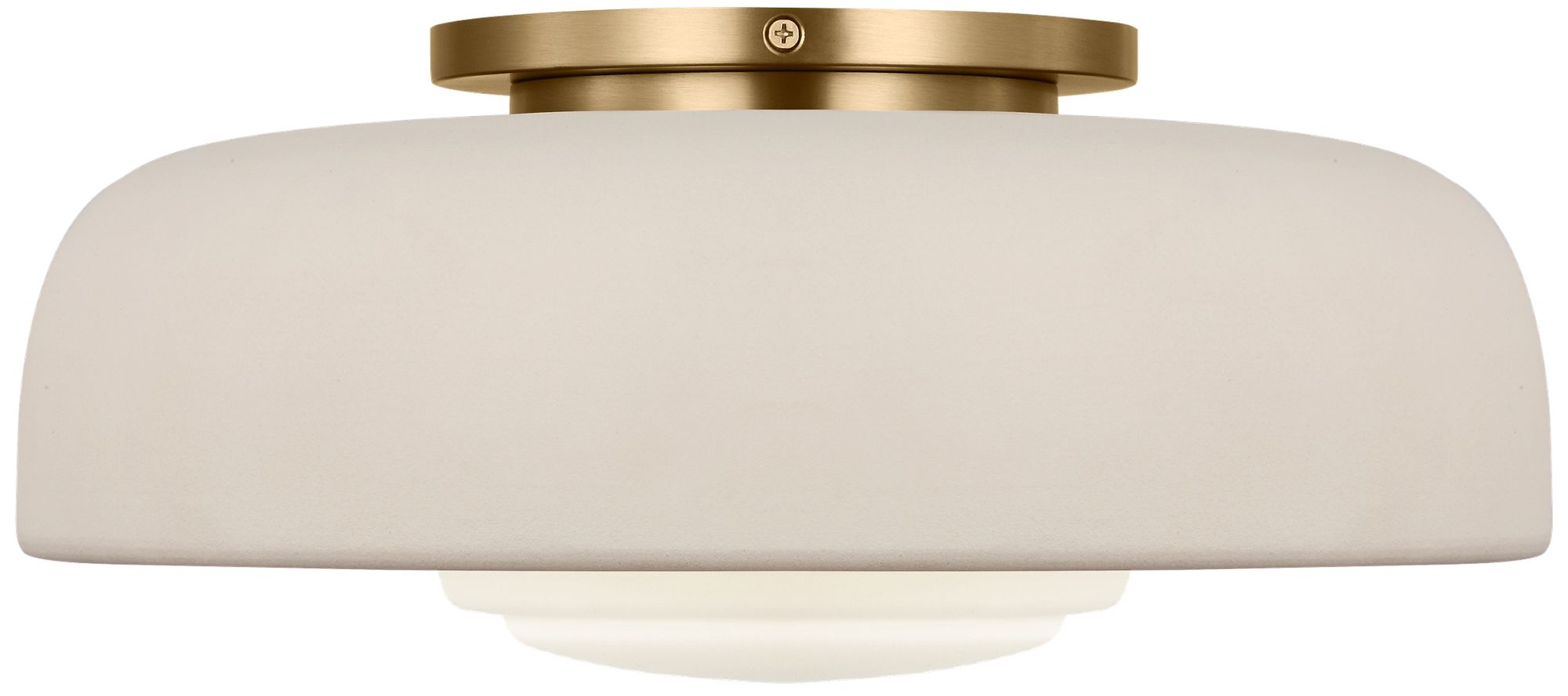 Image 2 Visual Comfort Studio  Liora 15" Flush Mount  E26    Aged Iron more views