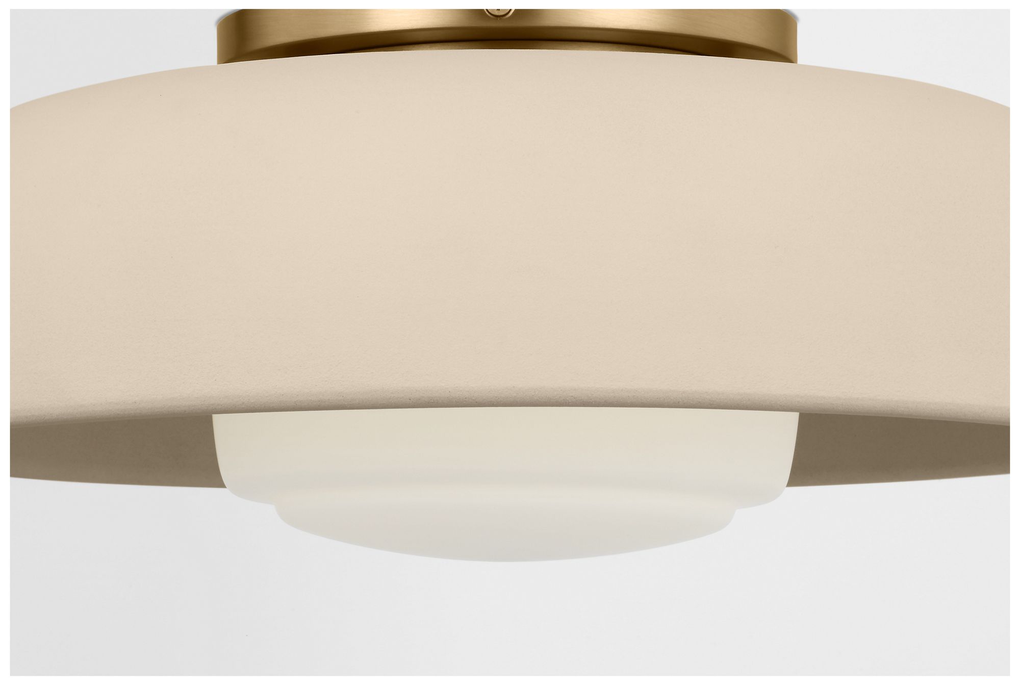 Image 4 Visual Comfort Studio  Liora 15" Flush Mount  E26    Aged Iron more views