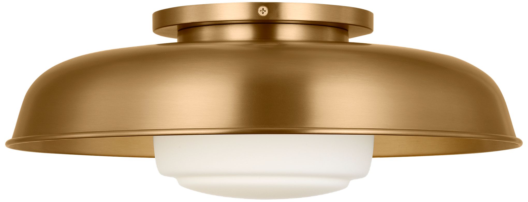 Visual Comfort Studio  Liora 15" Flush Mount  E26    Aged Iron