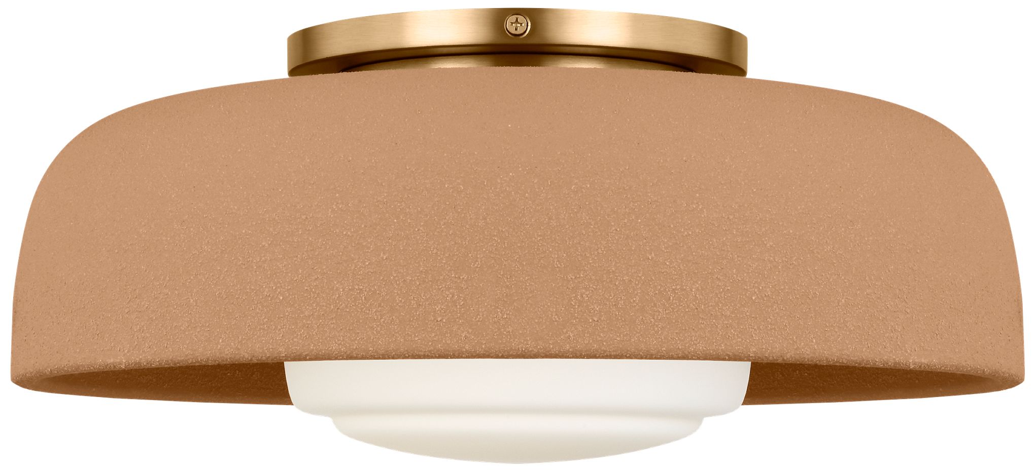 Visual Comfort Studio  Liora 15" Flush Mount  E26    Aged Iron