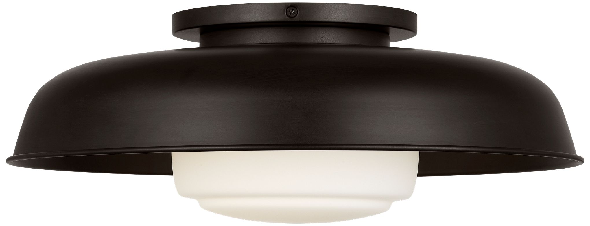 Visual Comfort Studio  Liora 15" Flush Mount  E26    Estate Brass