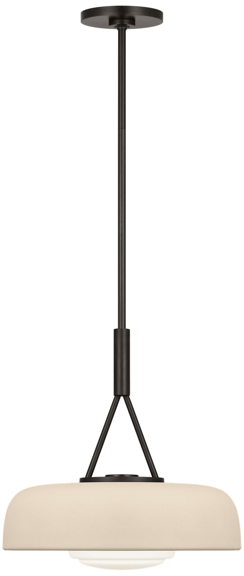 Image 2 Visual Comfort Studio  Liora 15" Pendant  E26    Aged Iron more views