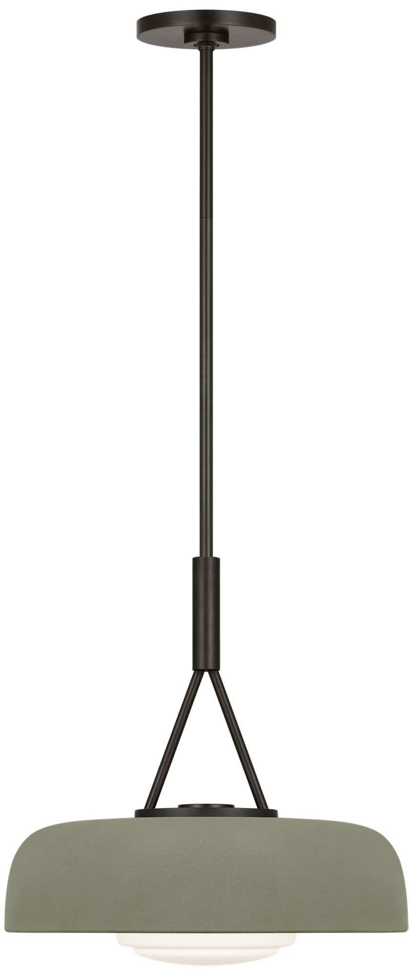 Image 2 Visual Comfort Studio  Liora 15" Pendant  E26    Aged Iron more views