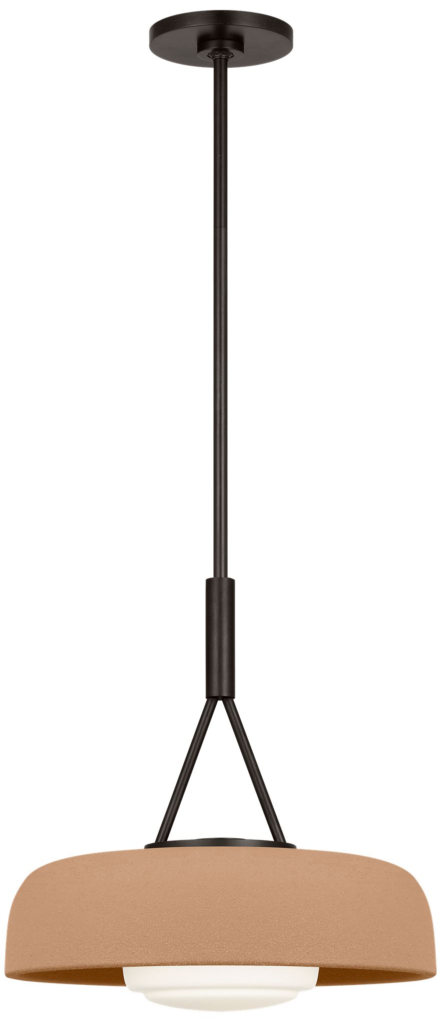 Visual Comfort Studio  Liora 15" Pendant  E26    Aged Iron