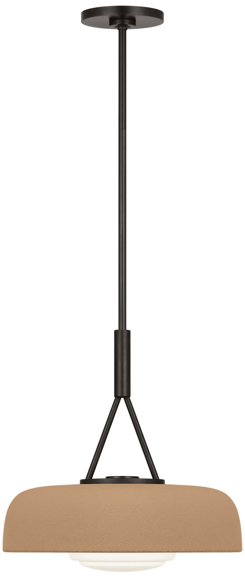Image 2 Visual Comfort Studio  Liora 15" Pendant  E26    Aged Iron more views