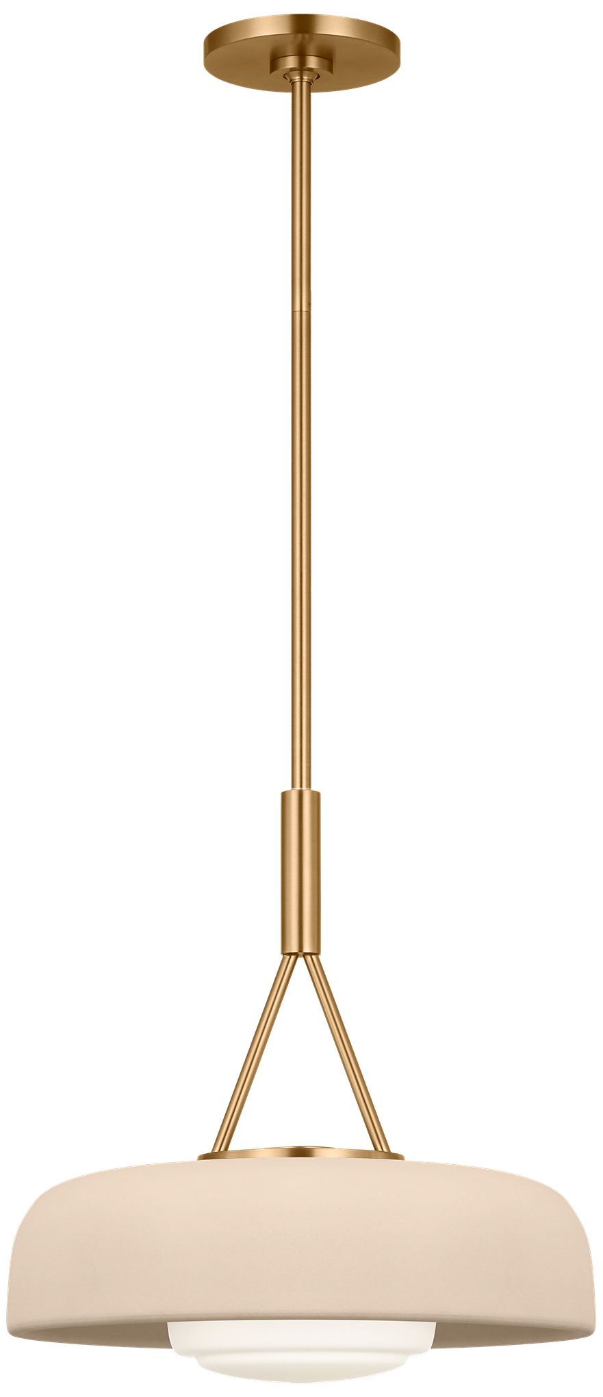 Visual Comfort Studio  Liora 15" Pendant  E26    Estate Brass