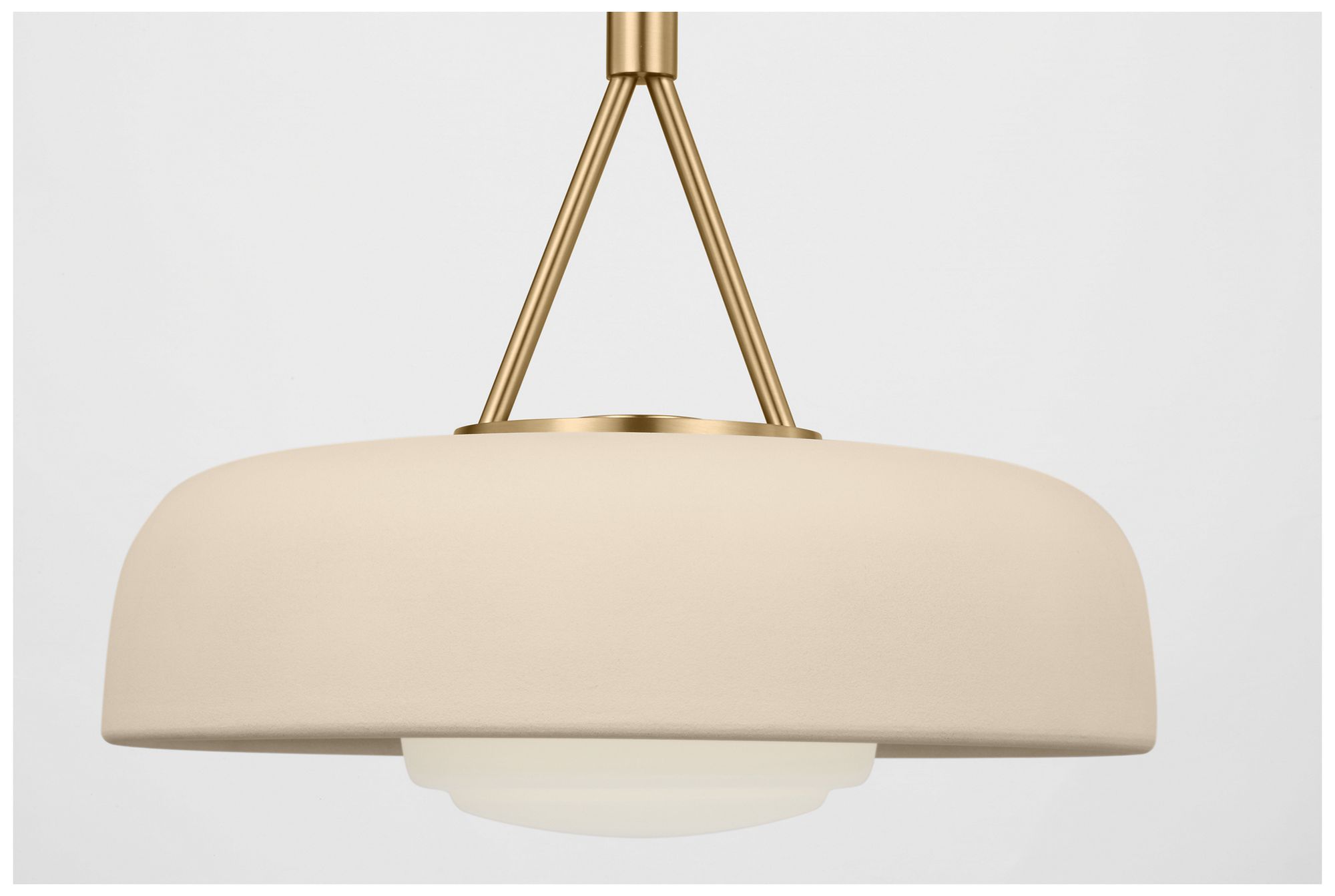 Image 3 Visual Comfort Studio  Liora 15" Pendant  E26    Estate Brass more views