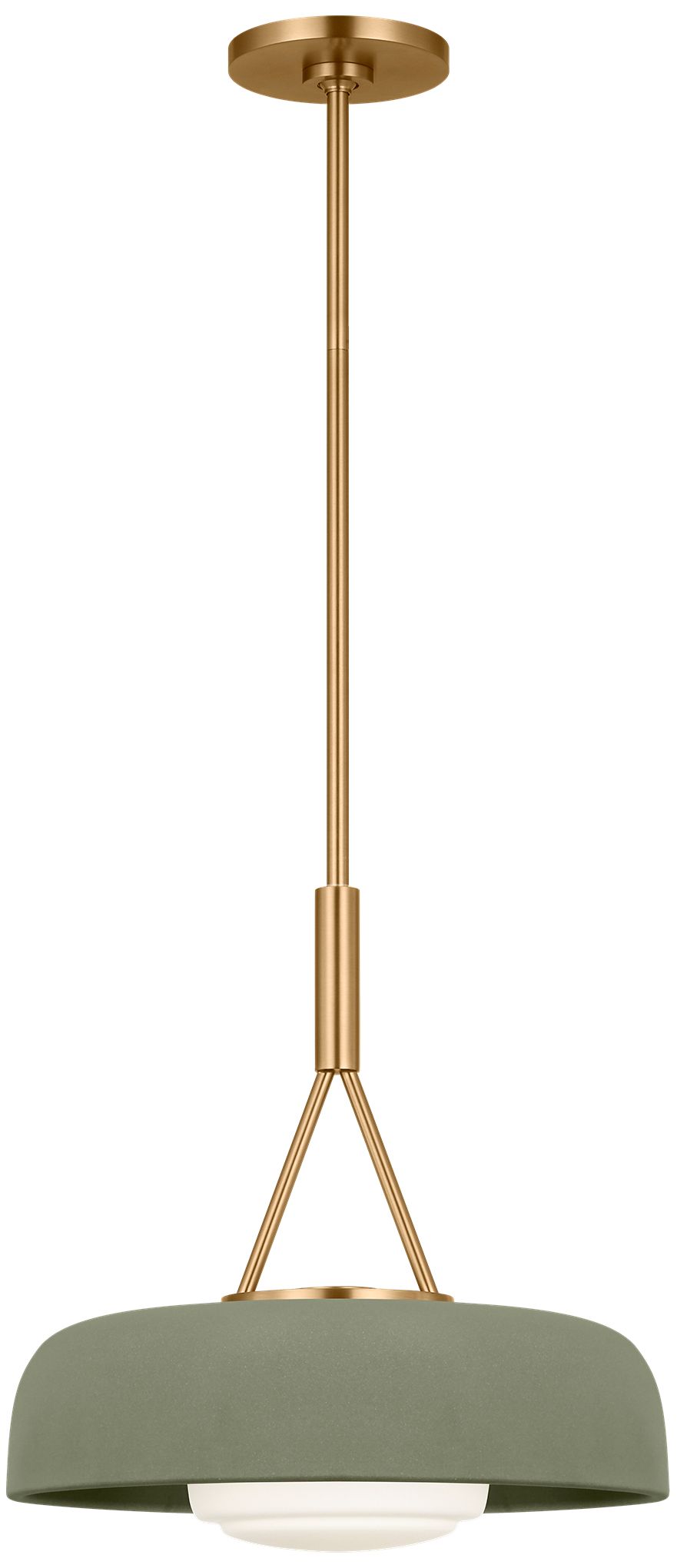 Visual Comfort Studio  Liora 15" Pendant  E26    Estate Brass