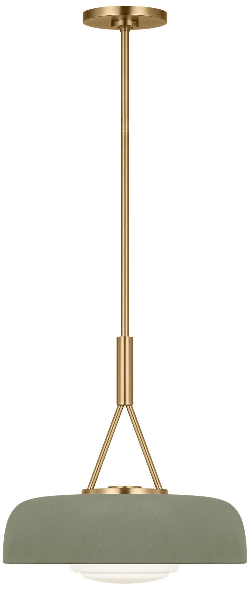 Image 2 Visual Comfort Studio  Liora 15" Pendant  E26    Estate Brass more views