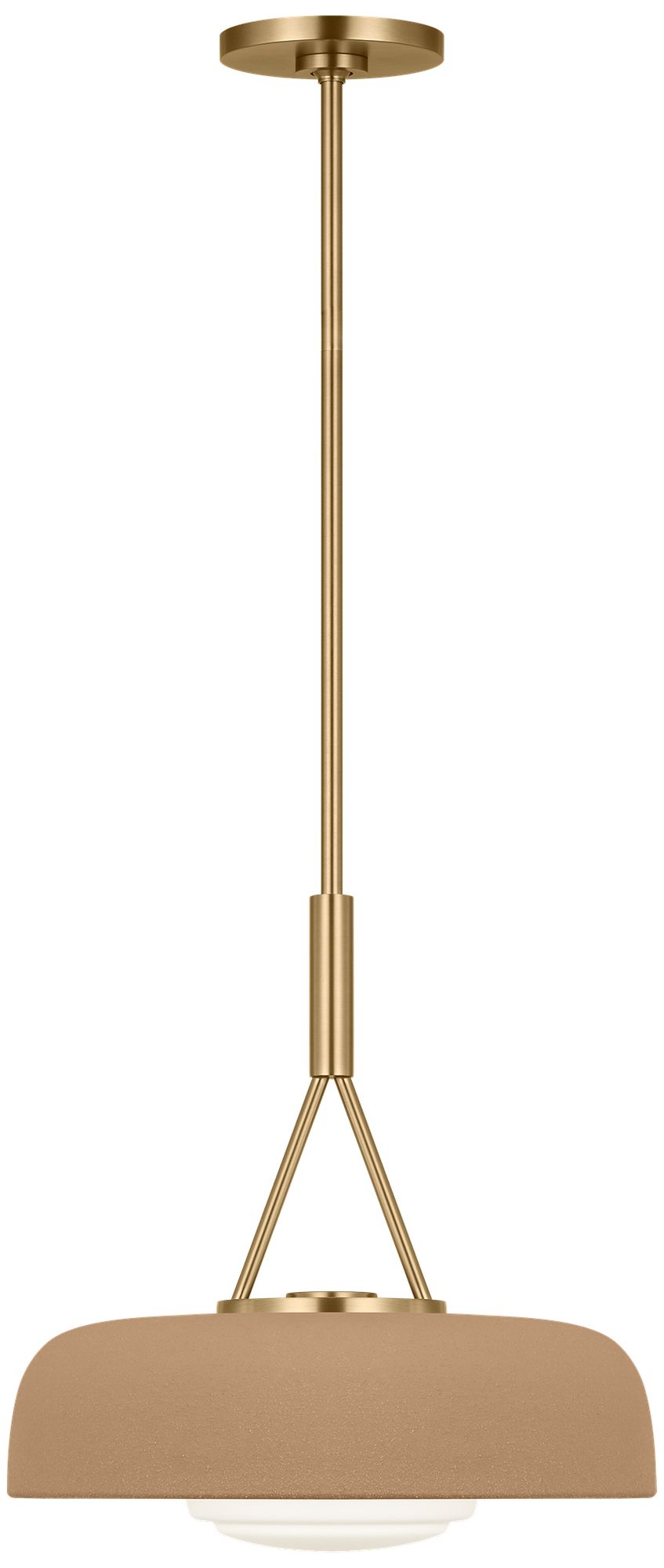 Image 2 Visual Comfort Studio  Liora 15" Pendant  E26    Estate Brass more views