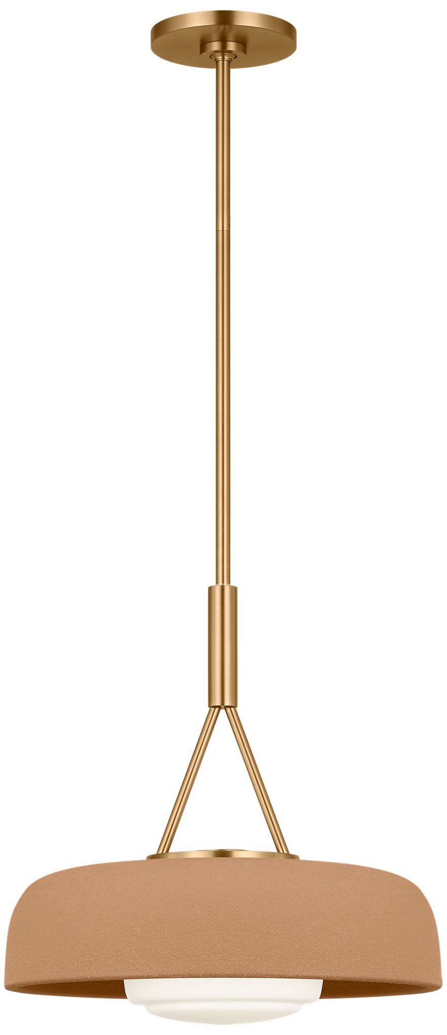 Visual Comfort Studio  Liora 15" Pendant  E26    Estate Brass