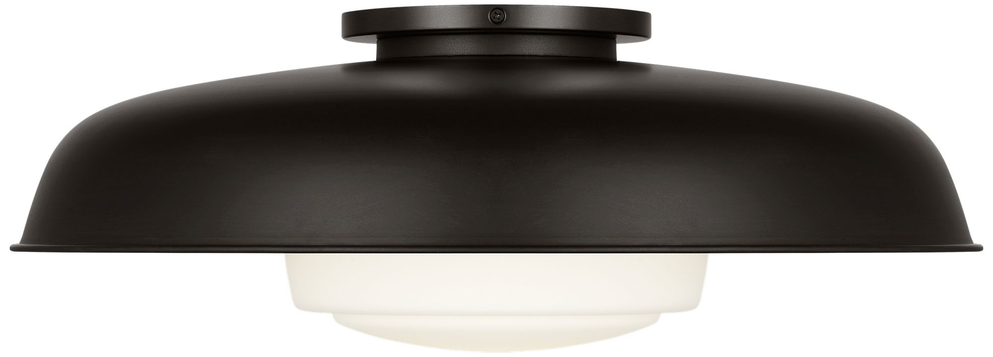 Image 2 Visual Comfort Studio  Liora 20" Flush Mount  E26    Estate Brass more views