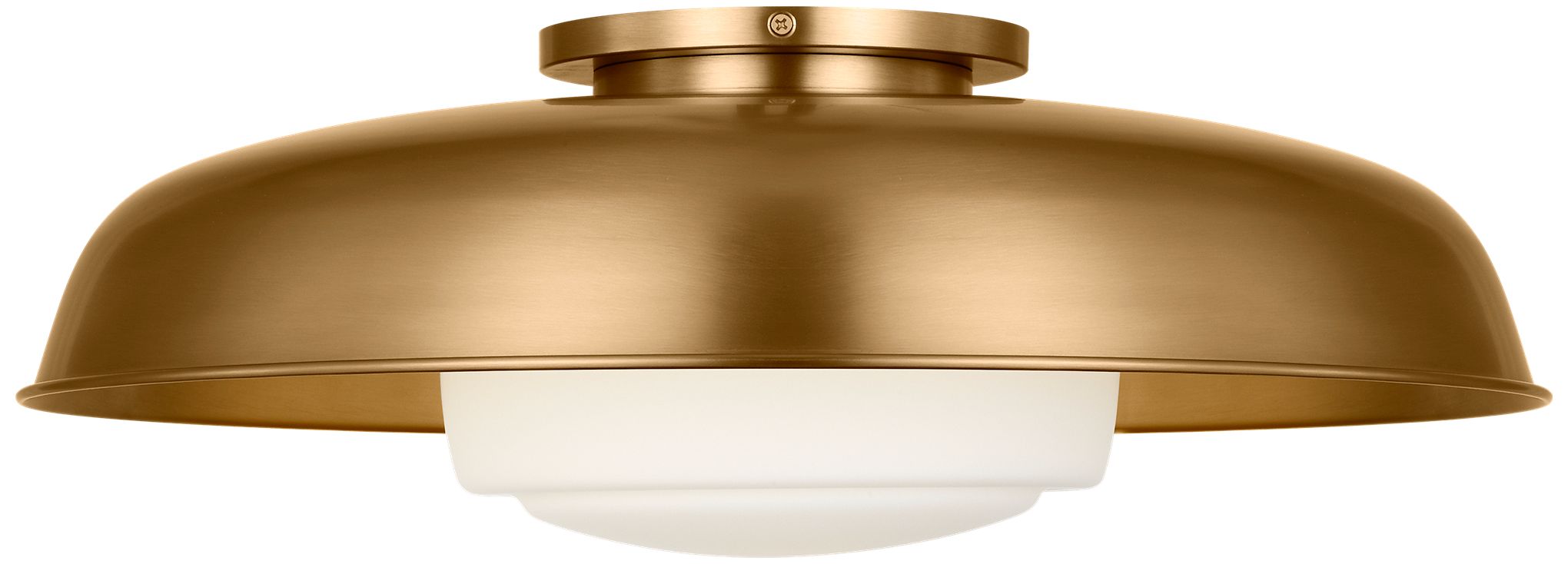 Visual Comfort Studio  Liora 20" Flush Mount  E26    Estate Brass