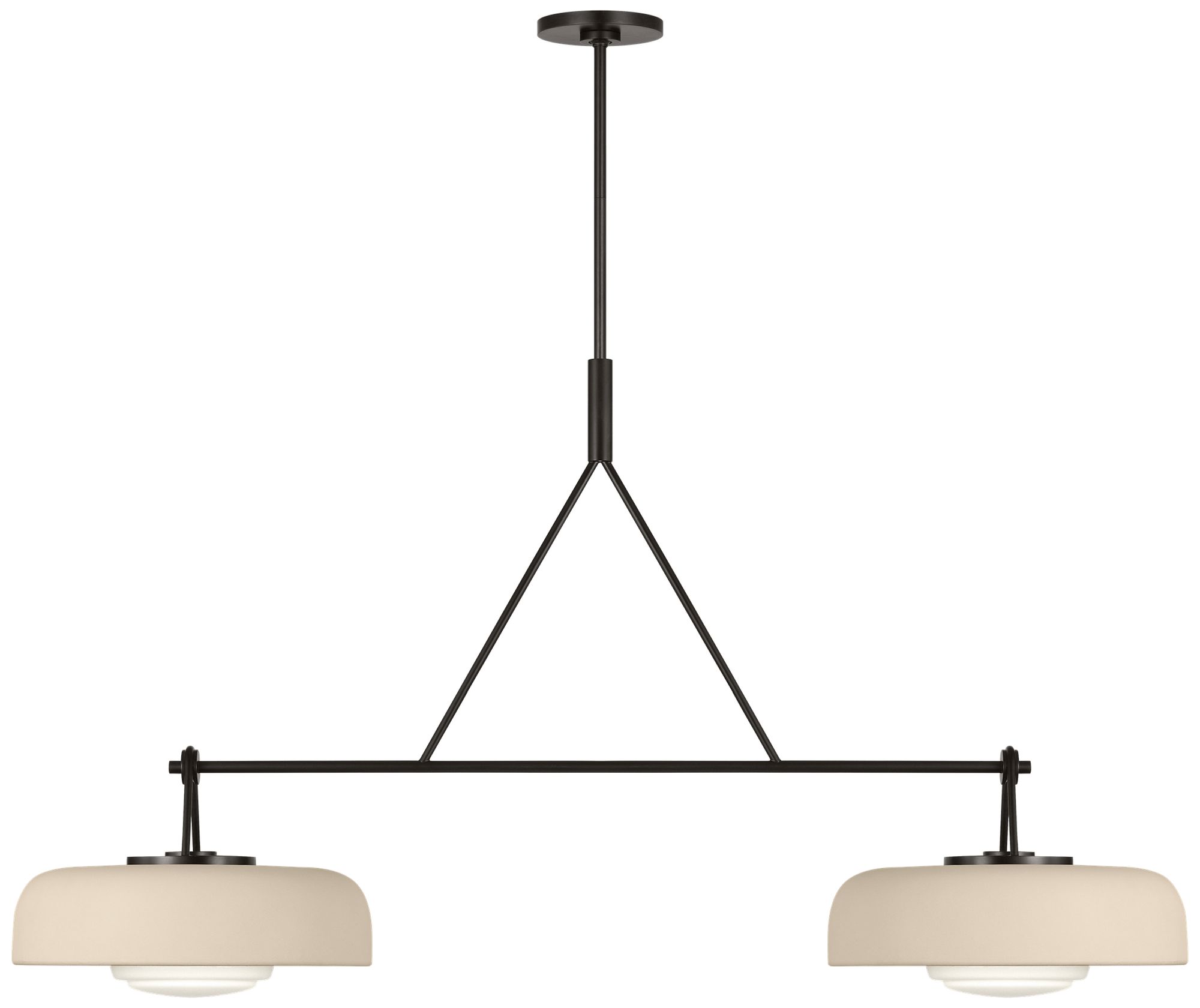 Image 2 Visual Comfort Studio  Liora 47"  Chandelier  B11    Aged Iron more views