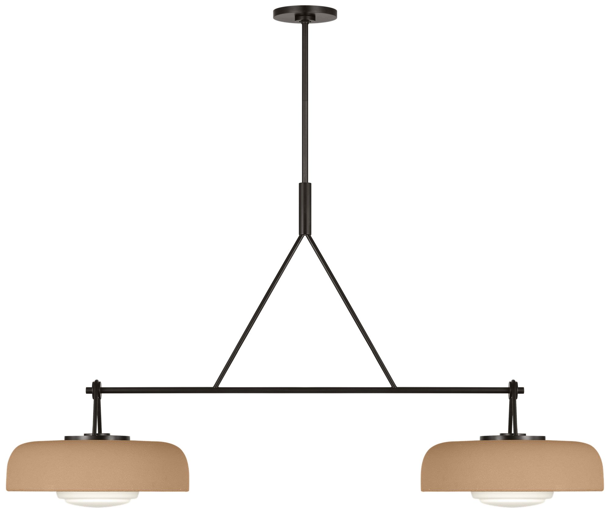 Image 2 Visual Comfort Studio  Liora 47"  Chandelier  B11    Aged Iron more views