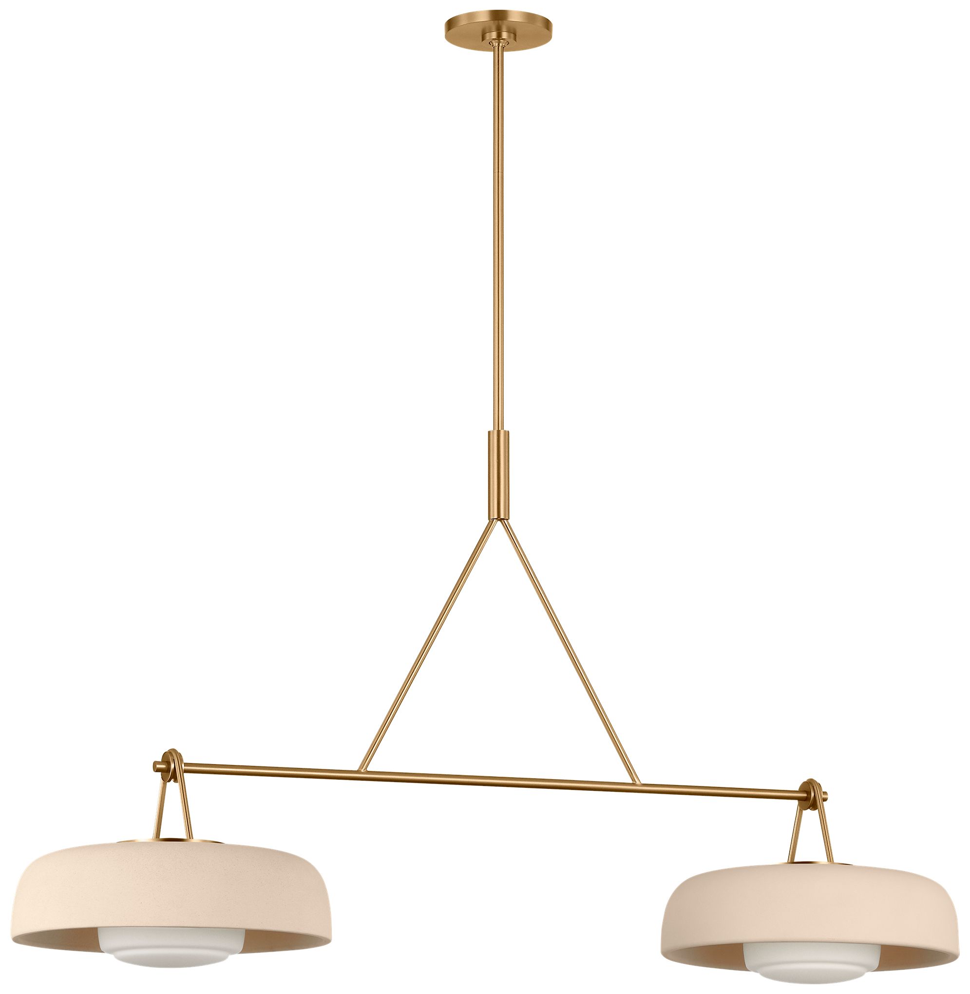 Visual Comfort Studio  Liora 47"  Chandelier  B11    Estate Brass