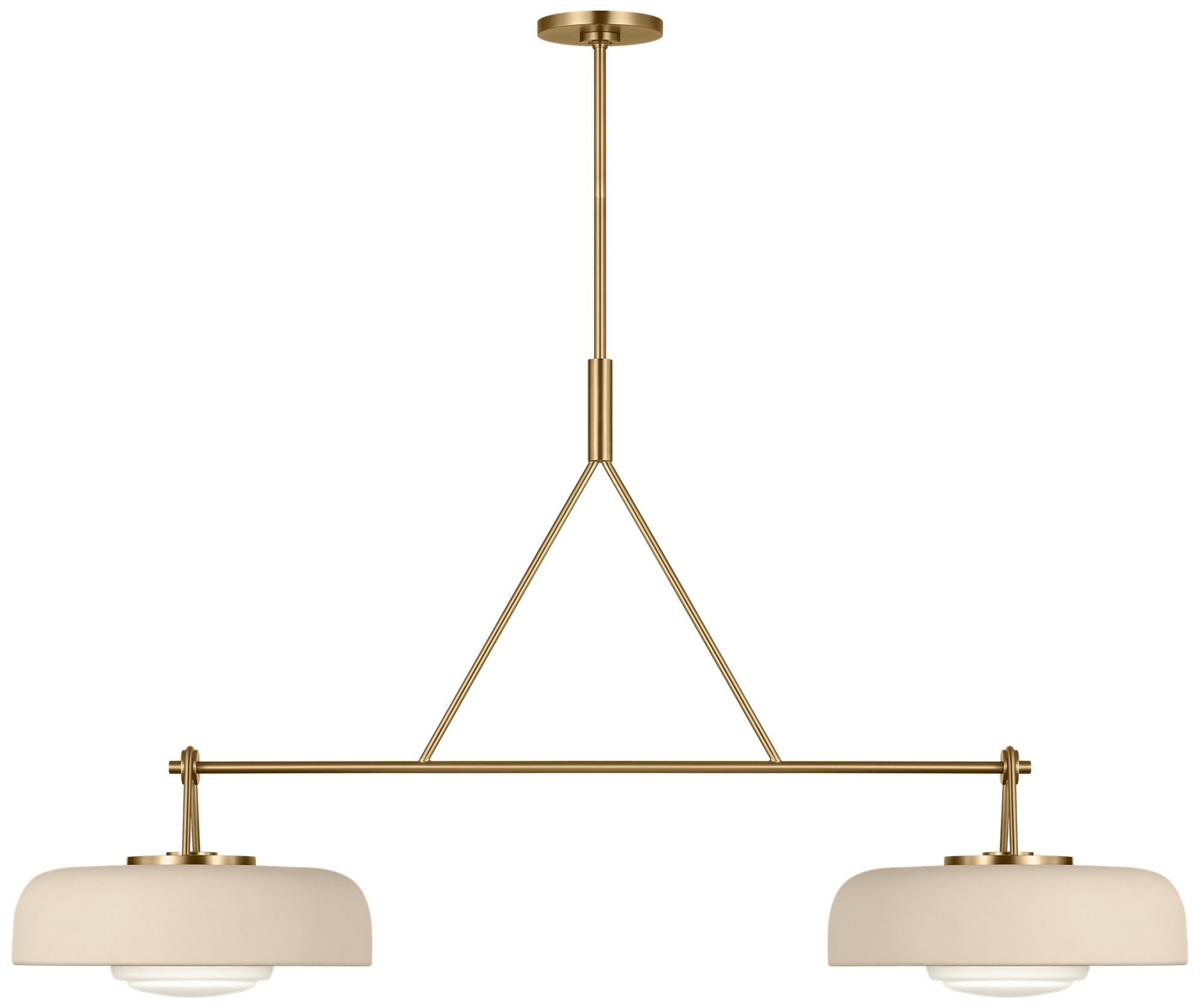 Image 2 Visual Comfort Studio  Liora 47"  Chandelier  B11    Estate Brass more views