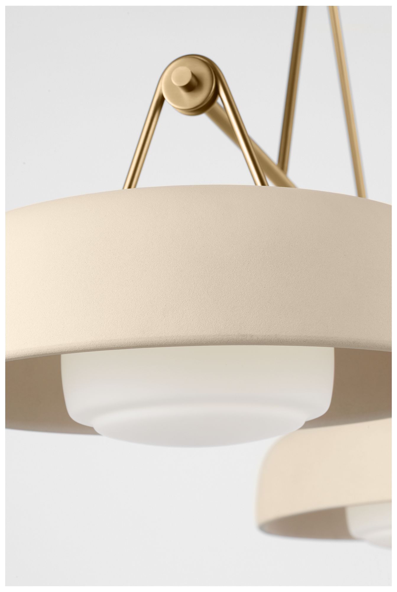 Image 3 Visual Comfort Studio  Liora 47"  Chandelier  B11    Estate Brass more views