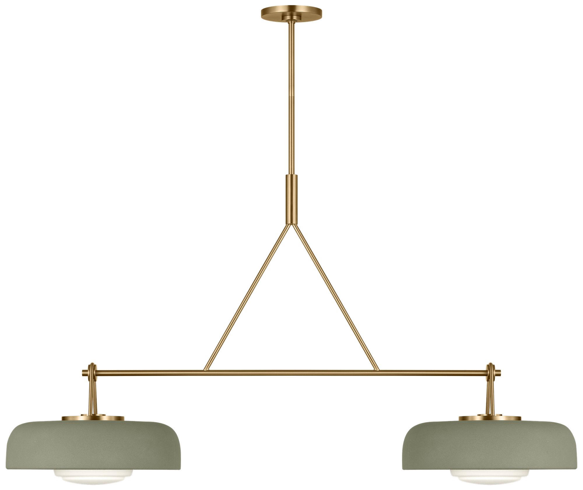 Image 2 Visual Comfort Studio  Liora 47"  Chandelier  B11    Estate Brass more views