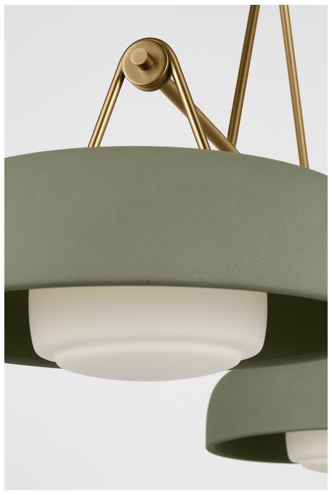 Image 3 Visual Comfort Studio  Liora 47"  Chandelier  B11    Estate Brass more views