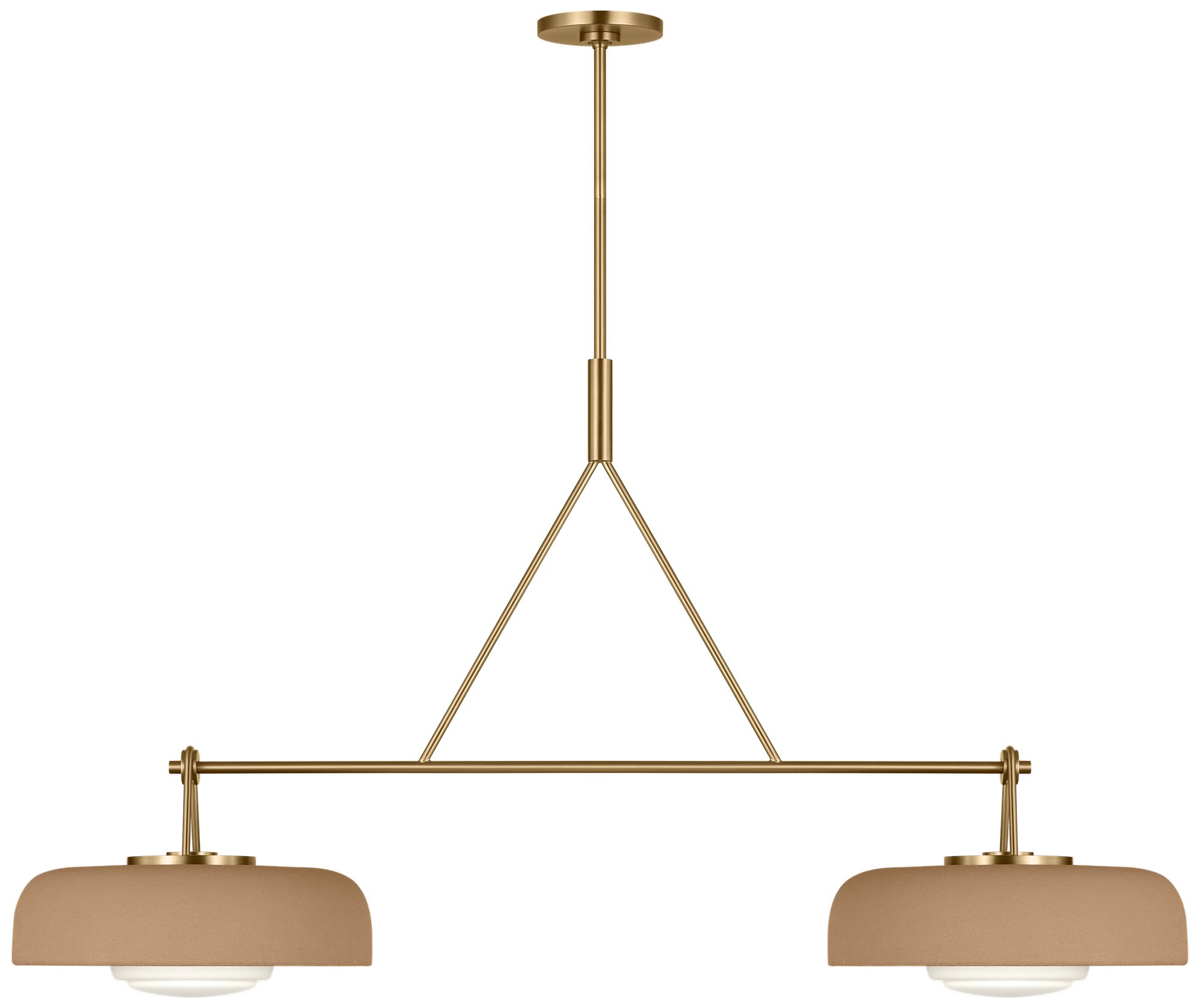 Image 2 Visual Comfort Studio  Liora 47"  Chandelier  B11    Estate Brass more views