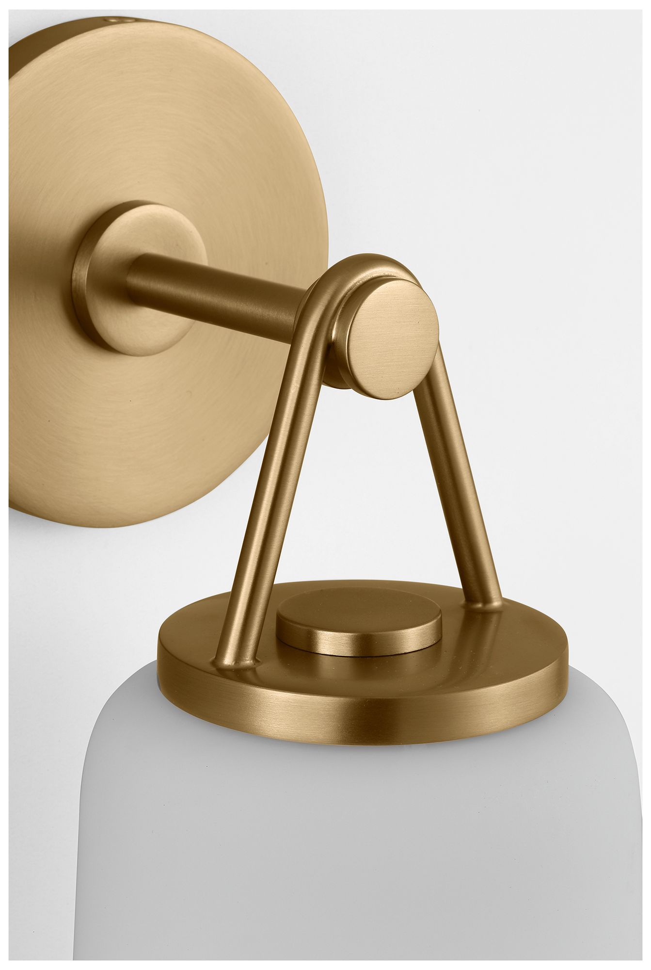 Visual Comfort Studio  Liora 6" Sconce  E12 Candelabra    Estate Brass