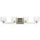 Visual Comfort Studio Lochdale Extra Large A19 33.62" Brushed Nickel