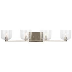 Visual Comfort Studio  Lochdale Extra Large  A19  33.62"  Brushed Nickel