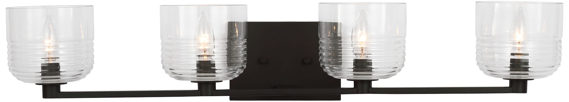 Visual Comfort Studio  Lochdale Extra Large Vanity  A19  33.62"   Black