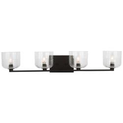 Visual Comfort Studio  Lochdale Extra Large Vanity  A19  33.62"   Black